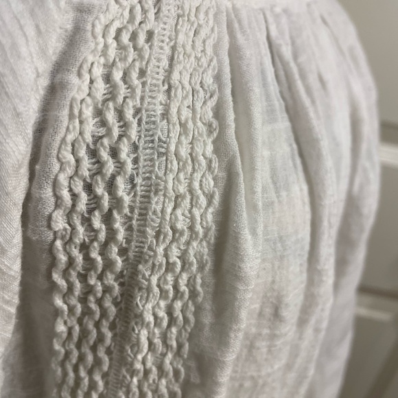 Philosophy White Peasant Top Size Large - Picture 5 of 12